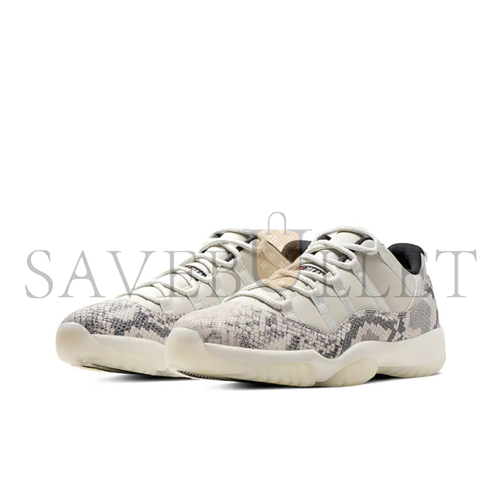 NIKE JORDAN 11 RETRO LOW SNAKE LIGHT BONE CD6846-002